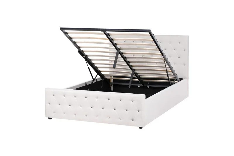 Säng med förvaring Amiens, Beige, Beige, 140x200, 140x200 cm