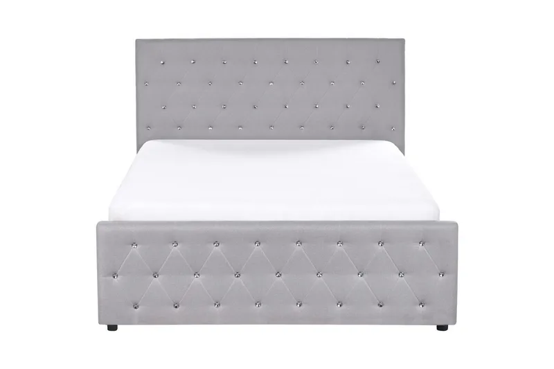 Säng med förvaring Amiens - Grå, 140x200 cm - Møbler - Senger - Senger med oppbevaring