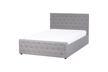 Säng med förvaring Amiens - Grå, 140x200 cm - Møbler - Senger - Senger med oppbevaring