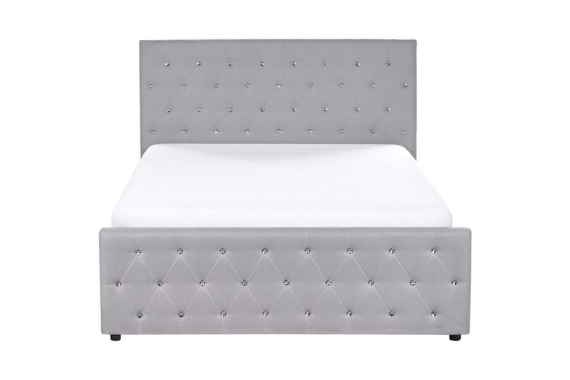 Säng med förvaring Amiens - Grå, 140x200 cm - Møbler - Senger - Senger med oppbevaring