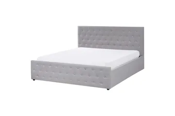 Säng med förvaring Amiens - Grå, 180x200 cm - Møbler - Senger - Senger med oppbevaring