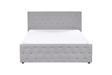 Säng med förvaring Amiens - Grå, 180x200 cm - Møbler - Senger - Senger med oppbevaring