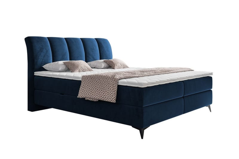 Sängram Aviemore 140x200 cm - Mørkeblå - Sengeramme & sengestamme