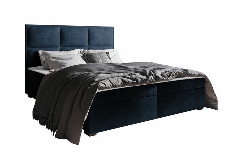 Sängram Bandon 180x200 cm - Mørkeblå - Sengeramme & sengestamme