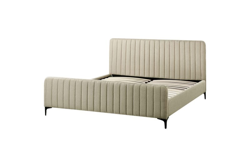 Sängram Beige, Svart 180x200 - Møbler - Senger - Sengeramme & sengestamme