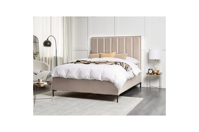 Sängram Beige 180x200 - Møbler - Senger - Senger med oppbevaring