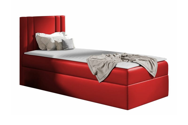 Sängram Betvallen 100x200 cm - Rød - Sengeramme & sengestamme