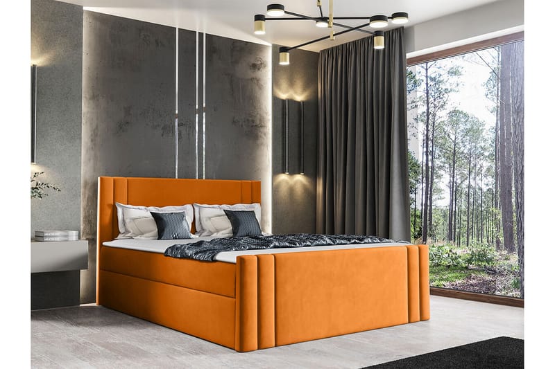 Sängram Betvallen 120x200 cm - Oransje - Sengeramme & sengestamme