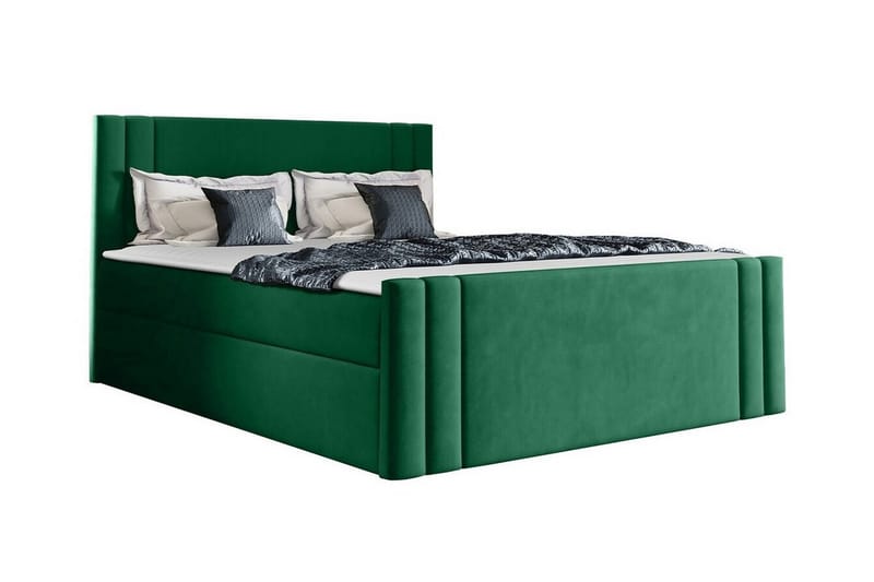 Sängram Betvallen 180x200 cm - Mørkegrønn - Sengeramme & sengestamme