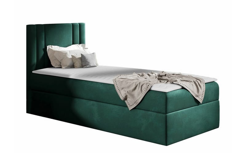 Sängram Betvallen 90x200 cm - Mørkegrønn - Sengeramme & sengestamme