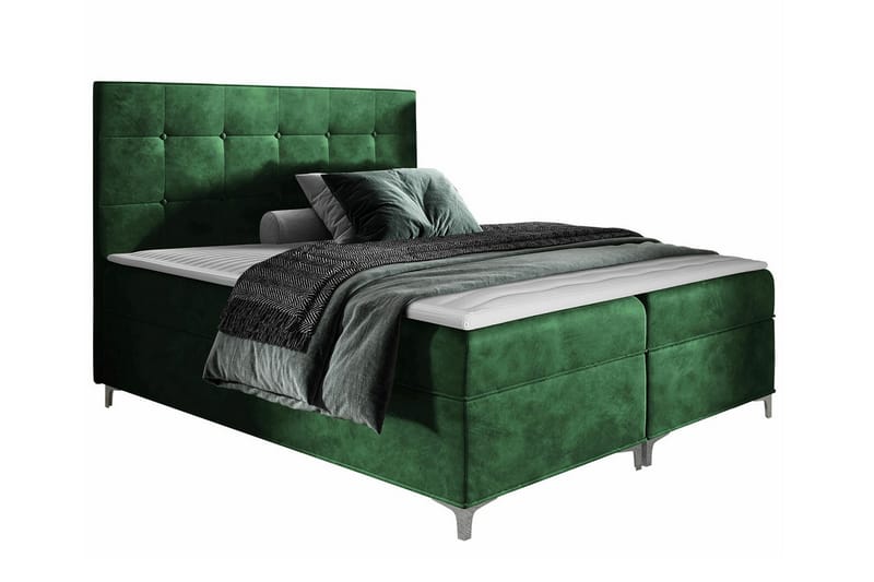 Sängram Boisdale 120x200 cm - Mørkegrønn - Sengeramme & sengestamme