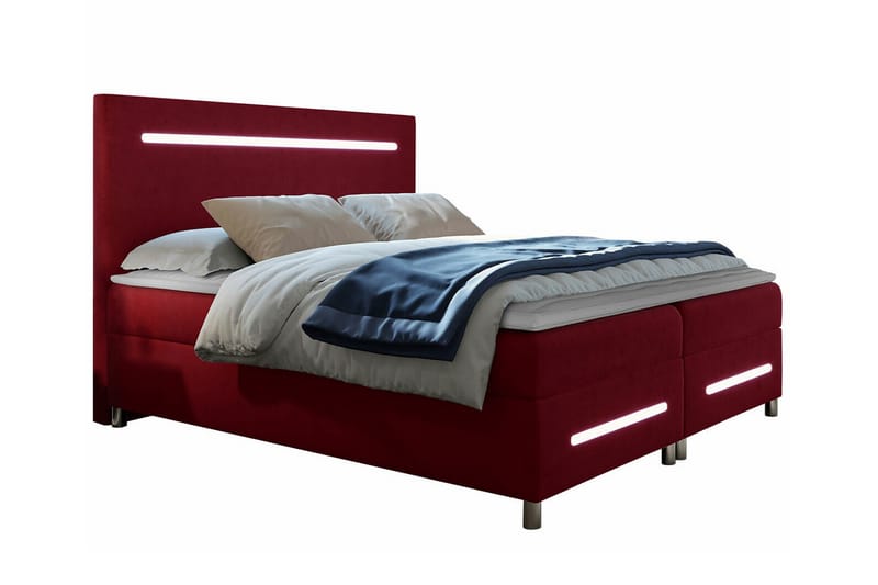 Sängram Boisdale 180x200 cm - Rød - Sengeramme & sengestamme