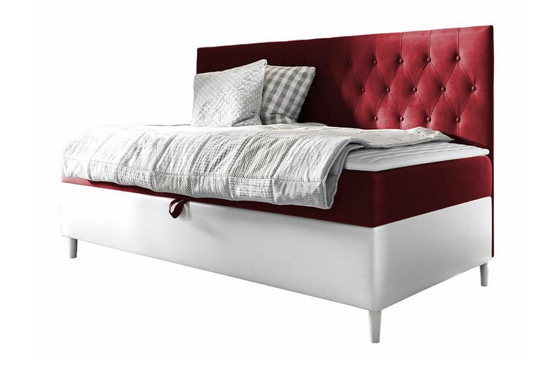 Sängram Boisdale 80x200 cm - Rød - Sengeramme & sengestamme