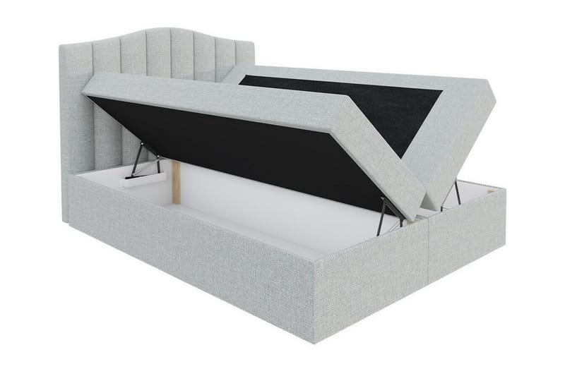 Sängram Herstello 120x200 cm - Mørkegrå - Sengeramme & sengestamme