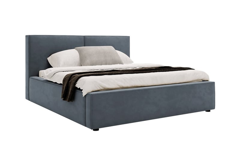 Sängram Knocklong 120x200 cm - Blå - Sengeramme & sengestamme