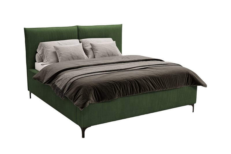 Sängram Knocklong 140x200 cm - Mørkegrønn - Sengeramme & sengestamme