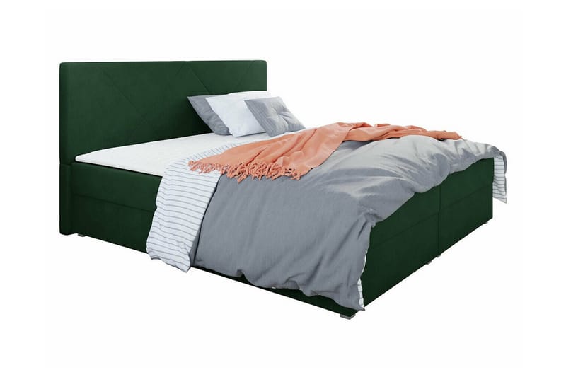 Sängram Midfeld 180x200 cm - Mørkegrønn - Sengeramme & sengestamme