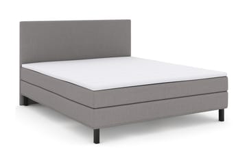Select No 1 Komplett Sengepakke 180x200 - Lysegrå/Svarta Ben - Møbler - Senger - Kontinentalsenger