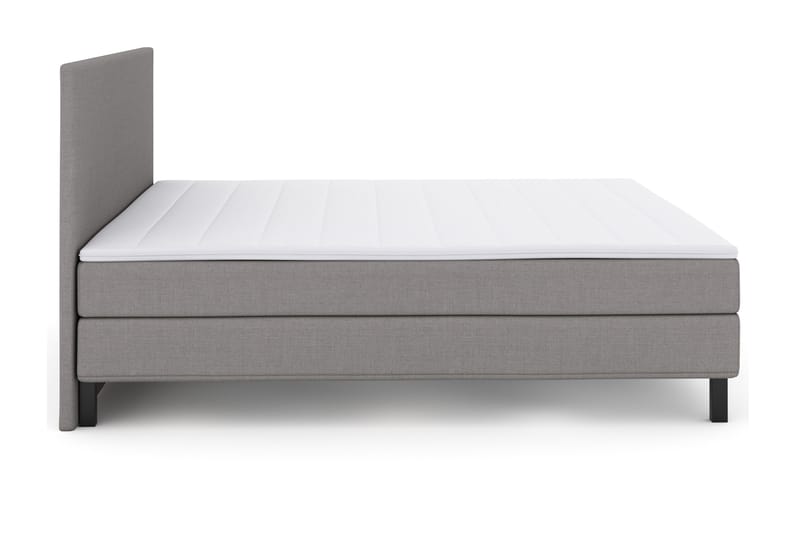 Select No 1 Komplett Sengepakke 180x200 - Lysegrå/Svarta Ben - Møbler - Senger - Kontinentalsenger
