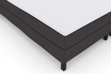 Select No 1 Komplett Sengepakke 210x210 - Mørkegrå/Svarta Ben - Møbler - Senger - Kontinentalsenger