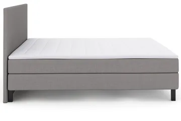 Select No 2 Komplett Sengepakke 180x200 - Lysegrå/Svarta Ben - Møbler - Senger - Kontinentalsenger