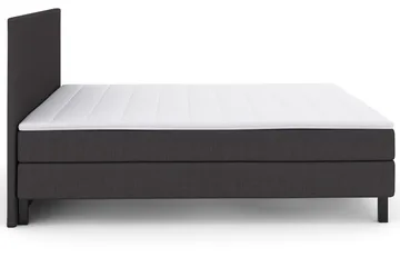 Select No 2 Komplett Sengepakke 180x200 - Mørkegrå/Svarta Ben - Møbler - Senger - Kontinentalsenger