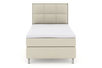 Rutete Sengegavl 120 cm - Beige