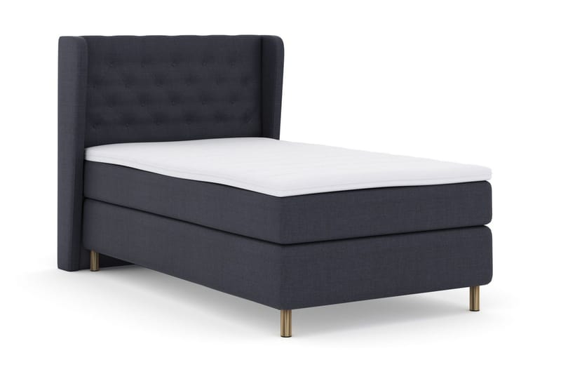 Select No 3 Komplett Sengepakke 120x200 Medium - Blå/Kobberben - Møbler - Senger - Kontinentalsenger