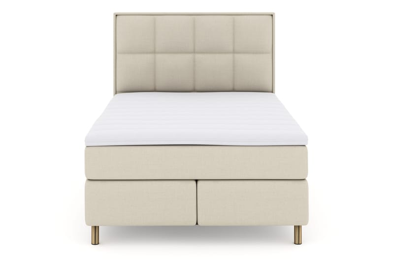 Select No 3 Komplett Sengepakke 140x200 Fast, Beige/Kobberben