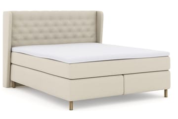 Select No 3 Komplett Sengepakke 180x200 Fast - Beige/Kobberben - Møbler - Senger - Kontinentalsenger