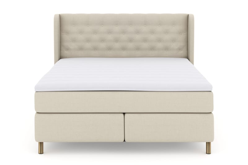 Select No 3 Komplett Sengepakke 180x200 Fast, Beige/Kobberben