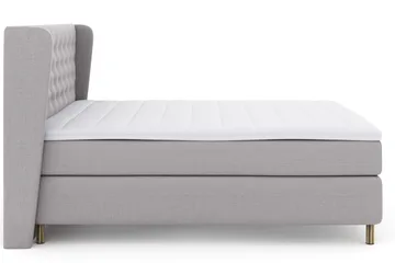 Select No 3 Komplett Sengepakke 180x200 Fast - Lysegrå/Kobberben - Møbler - Senger - Kontinentalsenger