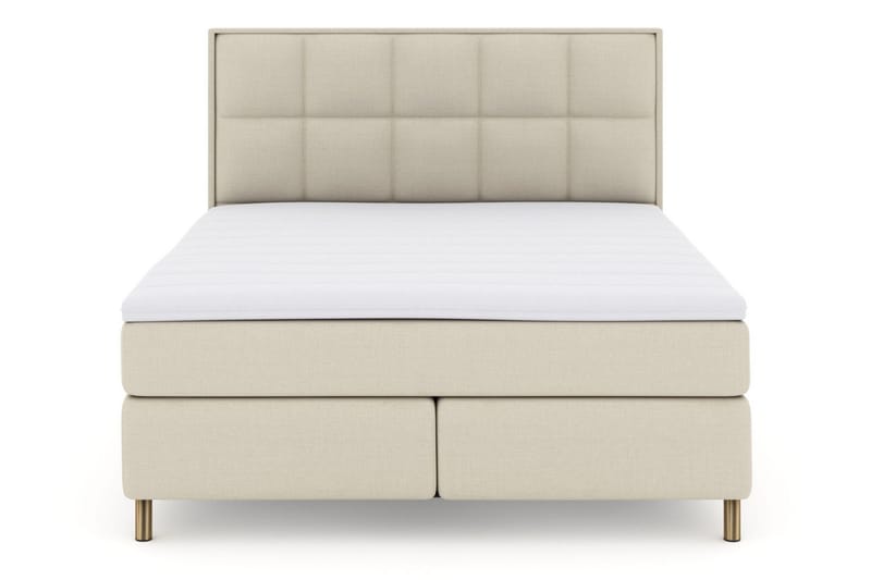 Select No 3 Komplett Sengepakke 180x200 Fast/Medium, Beige/Kobberben