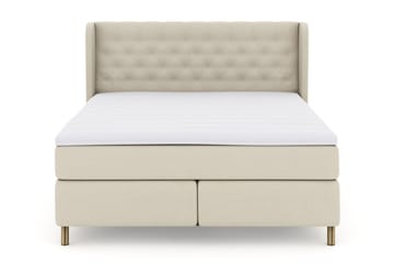 Sengegavl med Sider 180 cm - Beige
