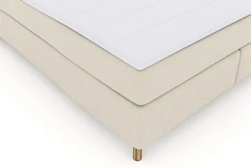 Select No 3 Komplett Sengepakke 210x210 Fast/Medium - Beige/Kobberben - Møbler - Senger - Kontinentalsenger