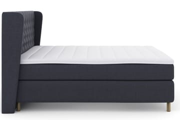 Select No 3 Komplett Sengepakke 210x210 Fast/Medium - Blå/Kobberben - Møbler - Senger - Kontinentalsenger