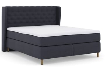 Select No 3 Komplett Sengepakke 210x210 Fast/Medium - Blå/Kobberben - Møbler - Senger - Kontinentalsenger