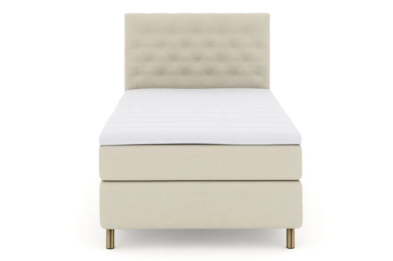 Select No 3 Kontinentalseng 120x200 Medium, Beige/Kobberben