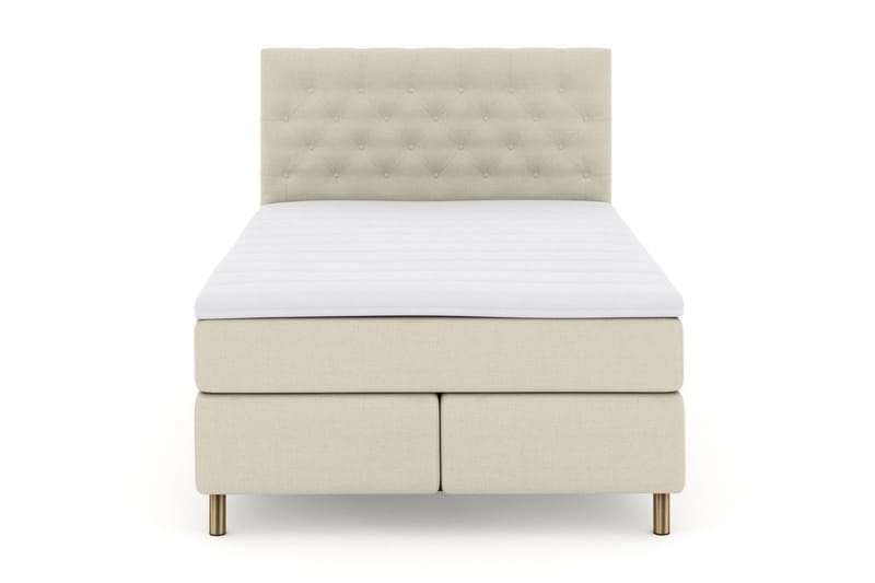 Select No 3 Kontinentalseng 160x200 Fast/Medium, Beige/Kobberben