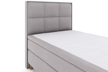 Select No 4 Komplett Sengepakke 120x200 Fast - Lysegrå/Kobberben - Møbler - Senger - Kontinentalsenger