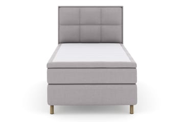 Select No 4 Komplett Sengepakke 120x200 Fast - Lysegrå/Kobberben - Møbler - Senger - Kontinentalsenger