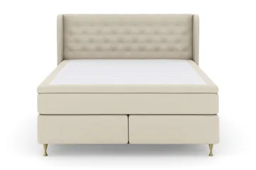 Sengegavl med Sider 160 cm - Beige