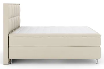 Rutete Sengegavl 180 cm - Beige