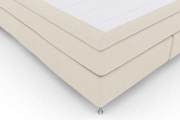 Select No 4 Komplett Sengepakke 180x200 Fast - Beige/Sølvben - Møbler - Senger - Kontinentalsenger