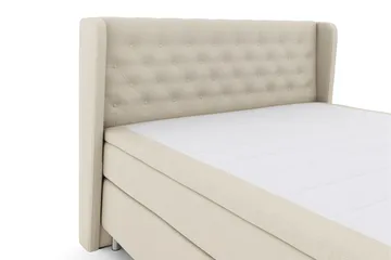 Select No 4 Komplett Sengepakke 180x200 Fast/Medium - Beige/Metallben - Møbler - Senger - Kontinentalsenger