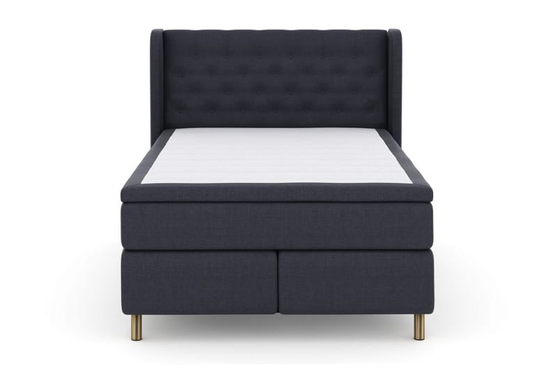 Select No 5 Komplett Sengepakke 140x200 Fast/Medium Lateks, Blå/Kobberben