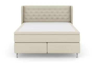 Sengegavl med Sider 180 cm - Beige