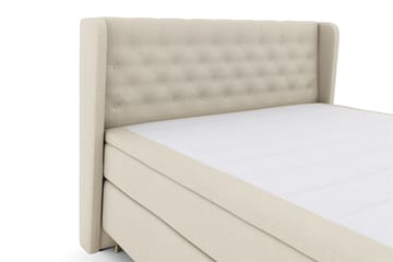 Select No 5 Komplett Sengepakke 180x200 Fast/Medium Watergel - Beige/Gullben - Møbler - Senger - Kontinentalsenger