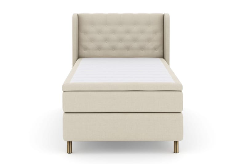 Select No 6 Komplett Sengepakke 120x200 Fast Watergel - Beige/Kobberben - Møbler - Senger - Kontinentalsenger