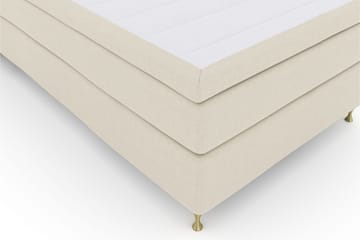Select No 6 Komplett Sengepakke 120x200 Medium Memory/Pocket - Beige/Gullben - Møbler - Senger - Kontinentalsenger